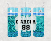 Custom Swim Tumbler 20oz Skinny Tumbler