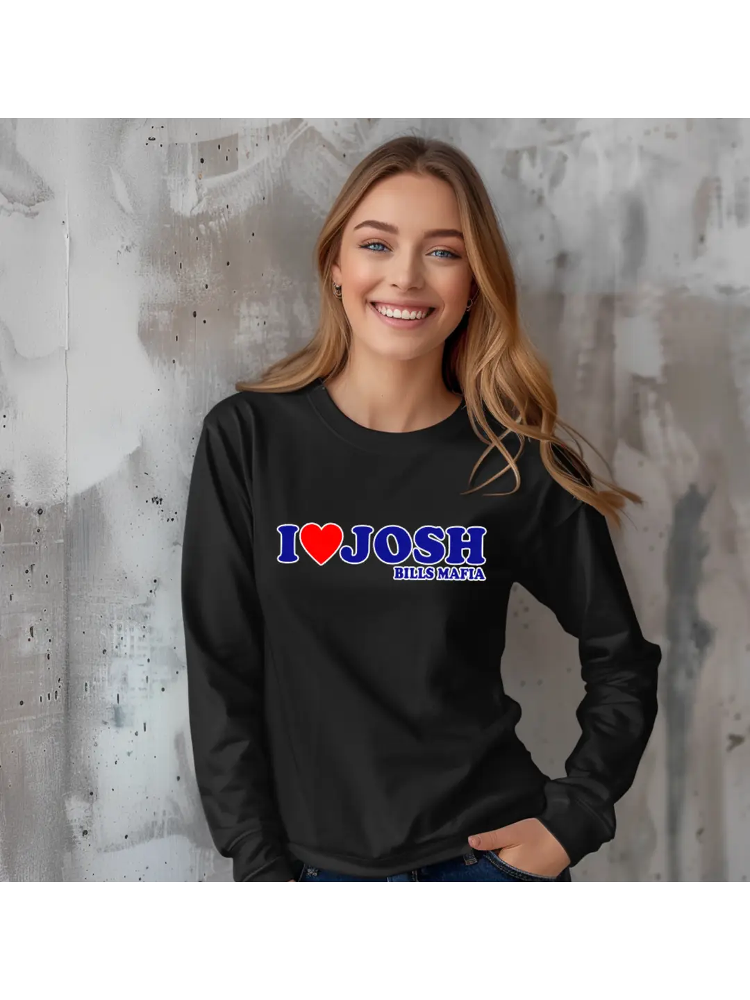 I Love Josh Unisex Long Sleeve Shirt