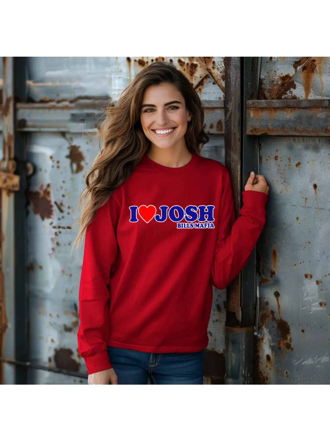 I Love Josh Unisex Long Sleeve Shirt