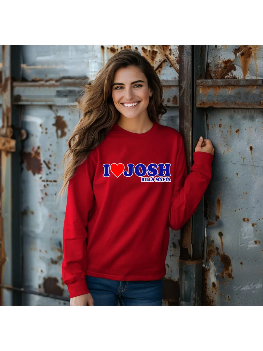 I Love Josh Unisex Long Sleeve Shirt