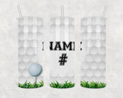 Custom Golf 20oz Skinny Tumbler