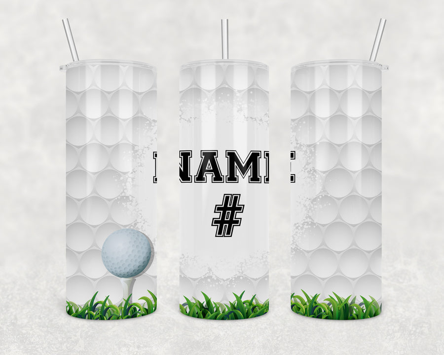 Custom Golf 20oz Skinny Tumbler