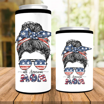 All American Mom Bandana Can Cooler