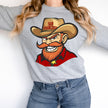 San Francisco Vintage Cowboy Cartoon Unisex Sweatshirt