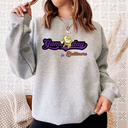 Game Day In Baltimore Football Unisex Sweatshirt