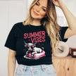 Highland Cow Summer Vibes Unisex T-Shirt
