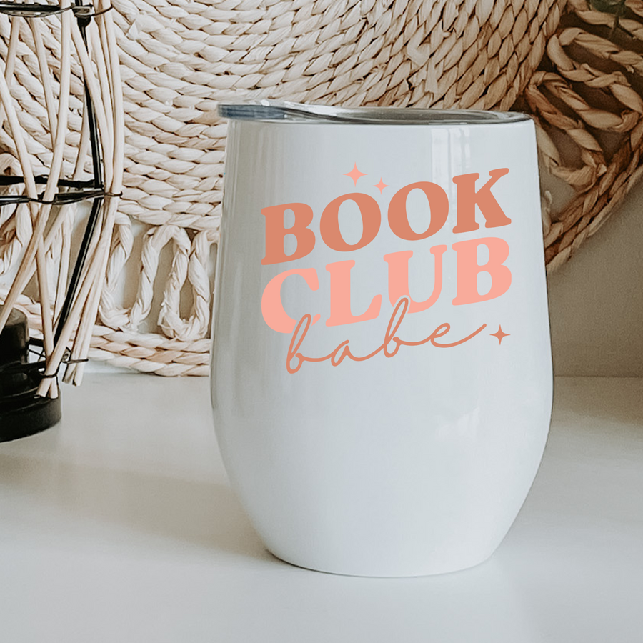 Book Club Babe Wine Tumbler