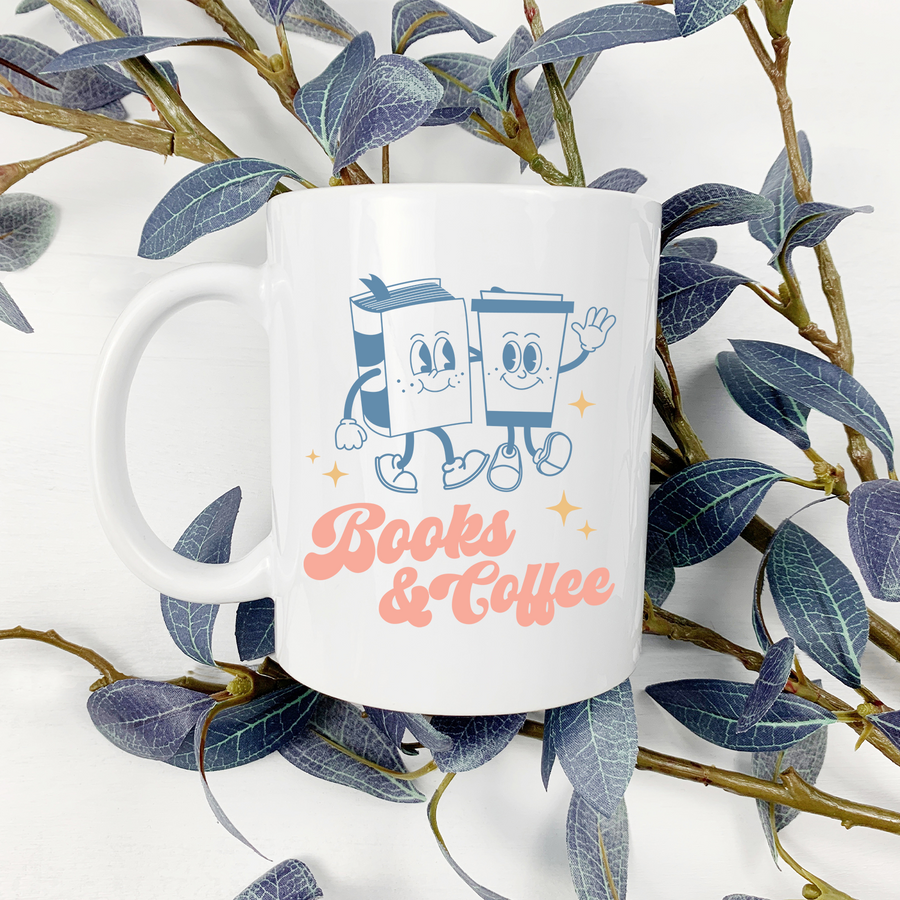 Books & Coffee 15oz Mug
