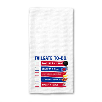 Buffalo Tailgate To Do List Waffle Weave Towel