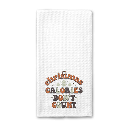 Christmas Calories Don't Count Kitchen Towel