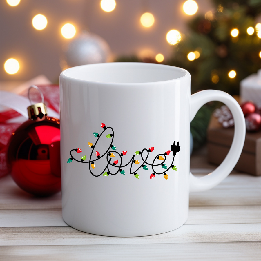 Christmas Lights Love 15oz Mug