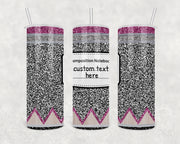 Custom Composition Notebook 20oz Skinny Tumbler