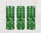Green Ugly Sweater 20oz Skinny Tumbler