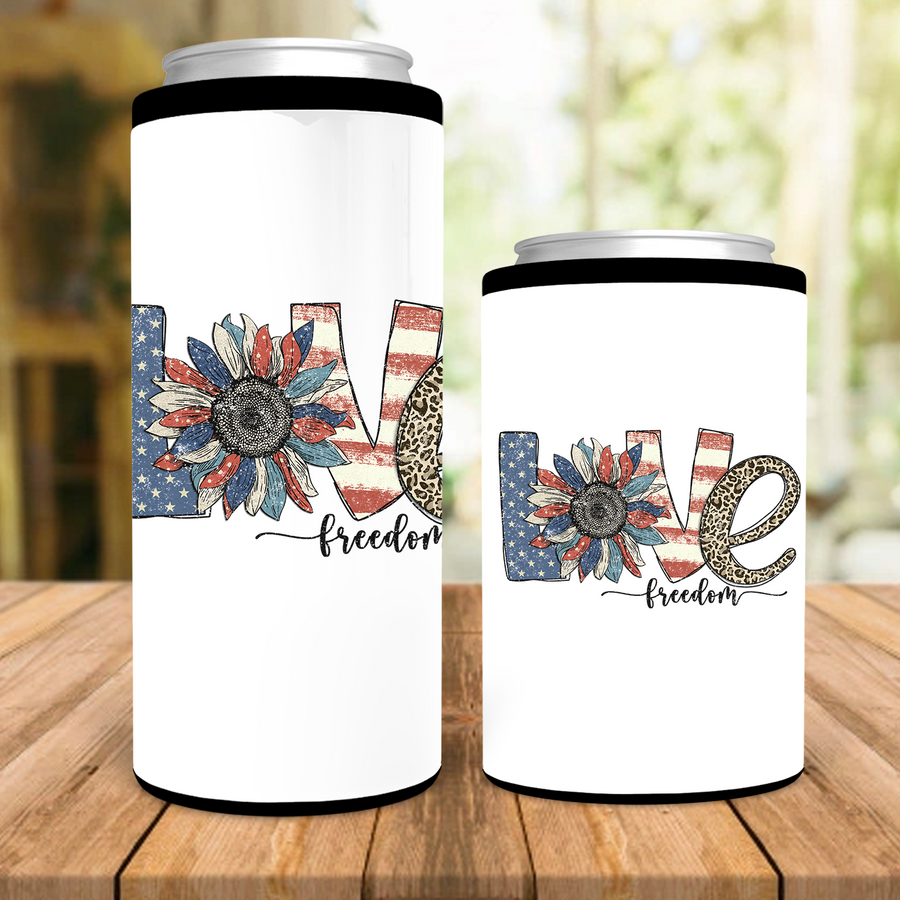 Love Freedom Can Cooler