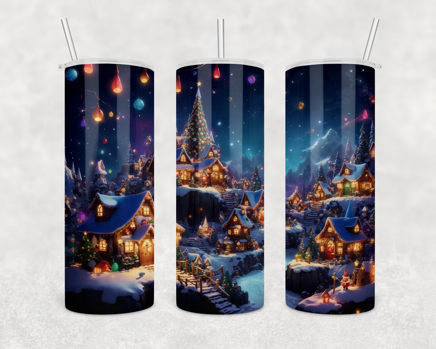 Magical Village 20oz Skinny Tumbler