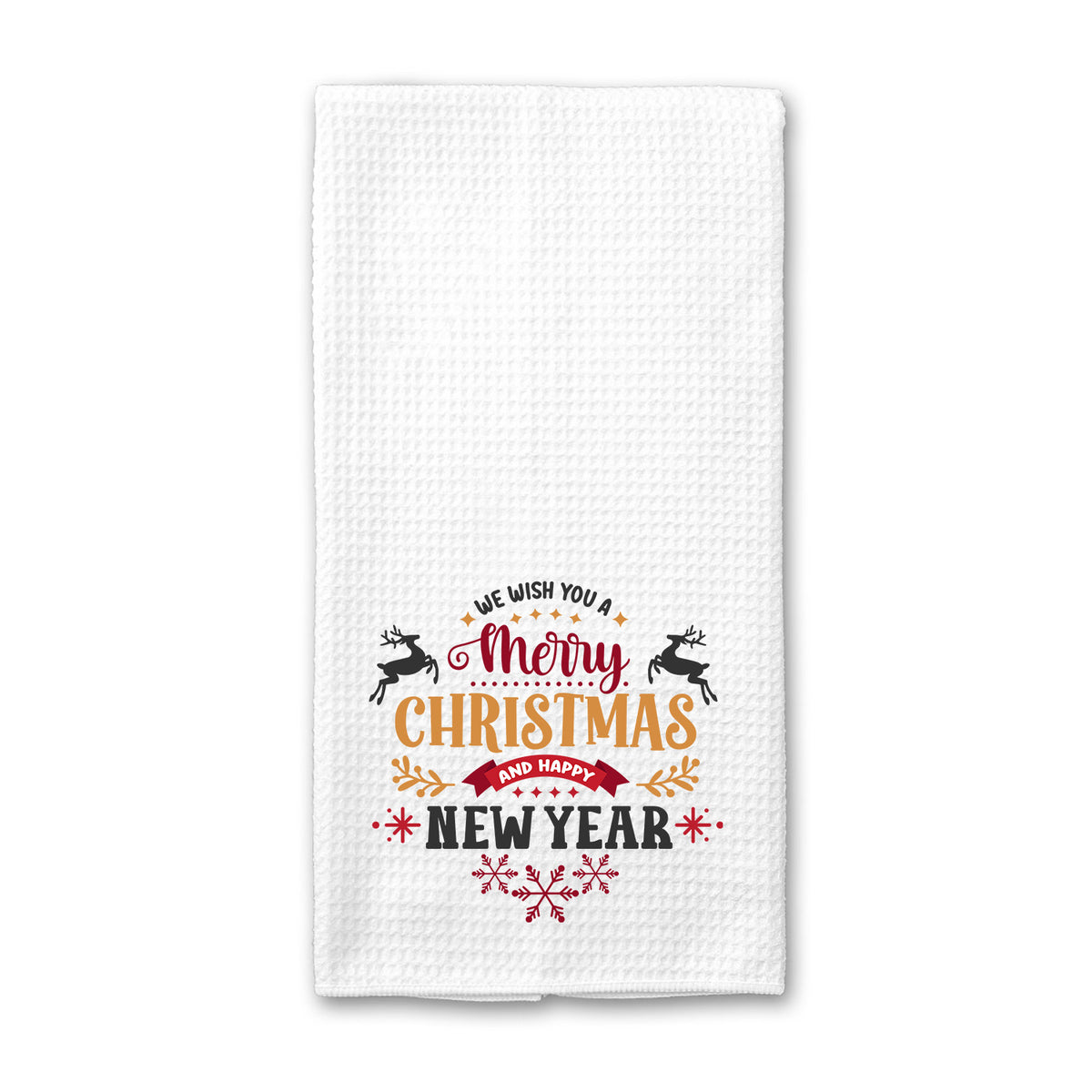 Merry Christmas & Happy New Year Kitchen Towel