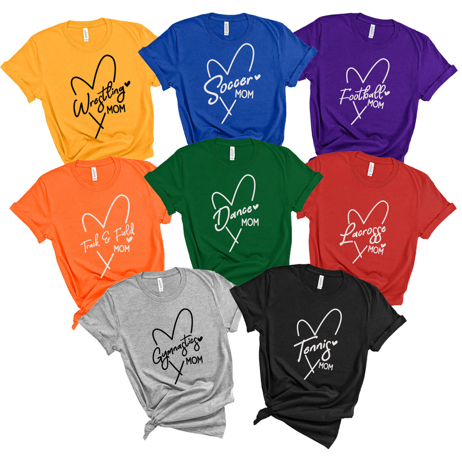 Mom Heart Option 1 Unisex T-shirt