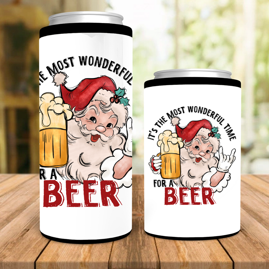 Most Wonderful Time For A Beer Can Cooler
