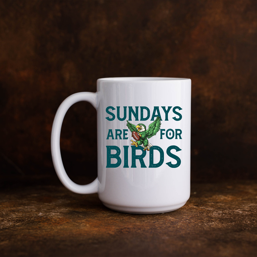 Sundays Are For The Birds Eagle 15oz Mug