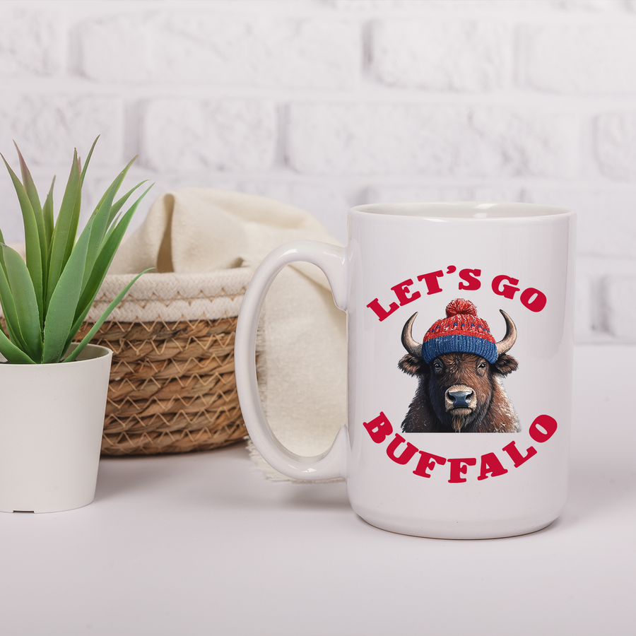 Let's Go Buffalo Winter 15oz Mug