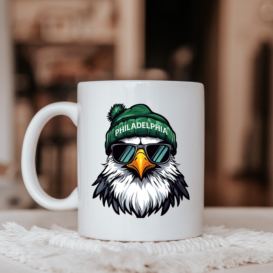 Philly Eagle Cartoon 15oz Mug