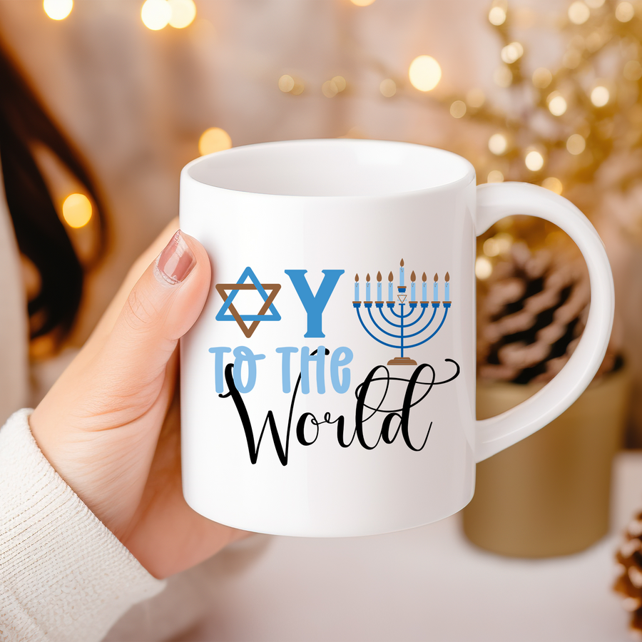 Oy To The World 15oz Mug