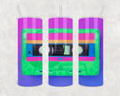 Retro 80's Cassette 20oz Skinny Tumbler
