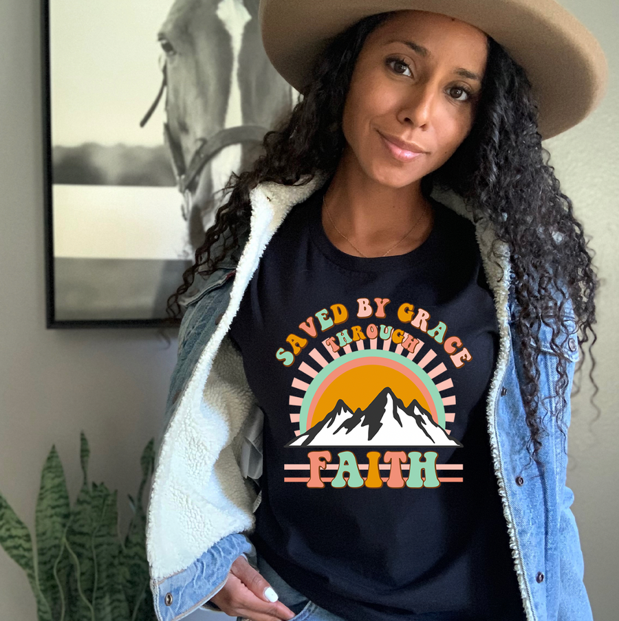Saved By Grace Through Faith Unisex T-shirt