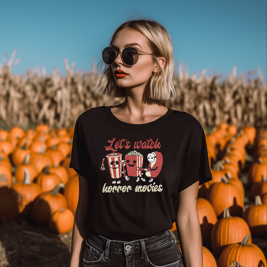Let's Watch Horror Movies Unisex T-shirt