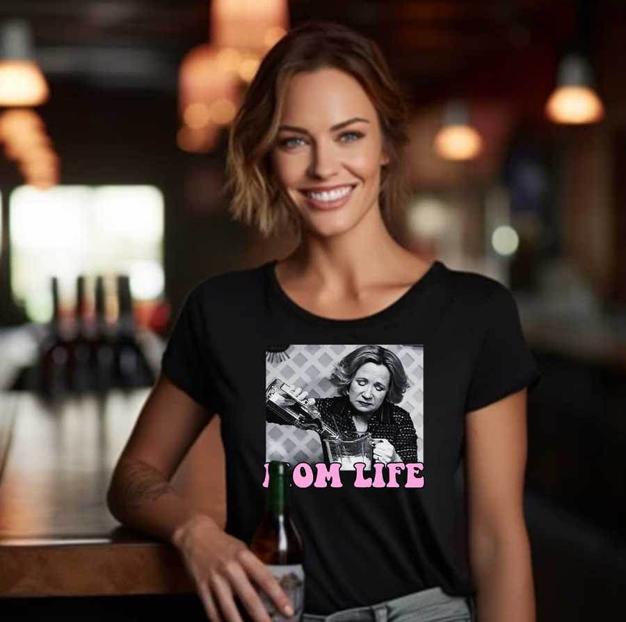 Drinking Mom Life Unisex T-shirt