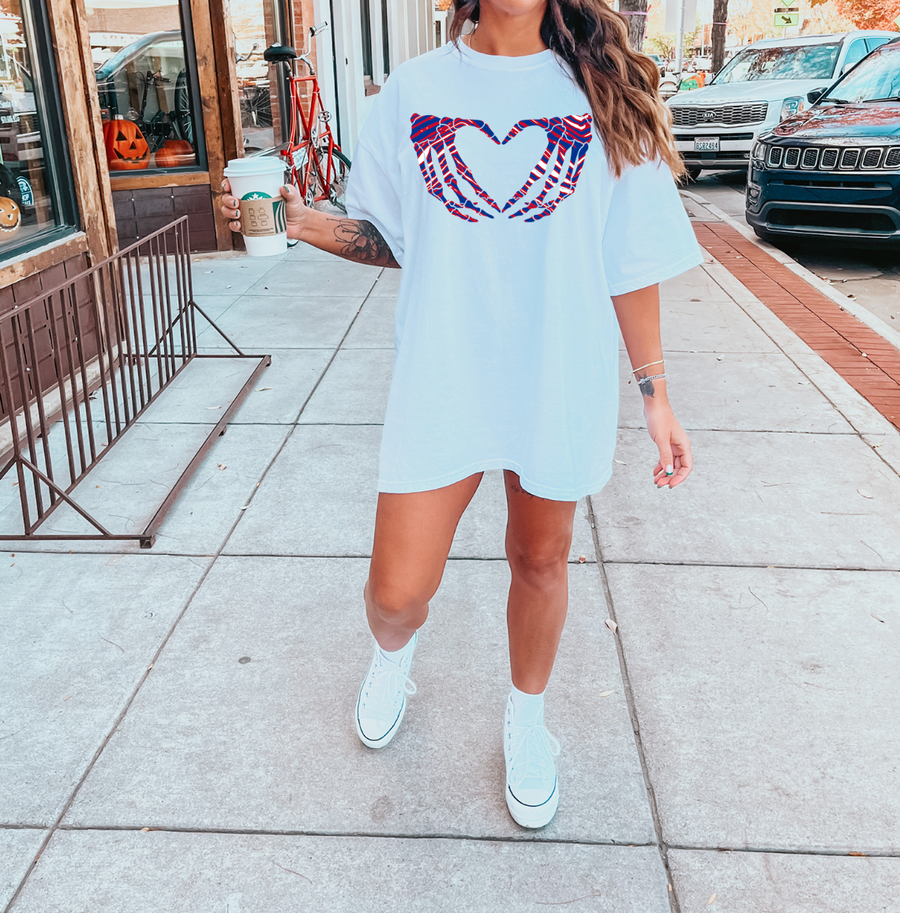 Zubaz Heart Hands Unisex T-shirt