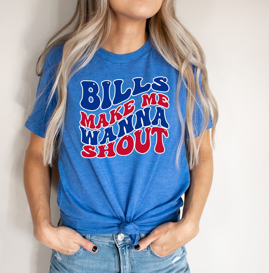 Bills Make Me Wanna Shout Unisex T-shirt