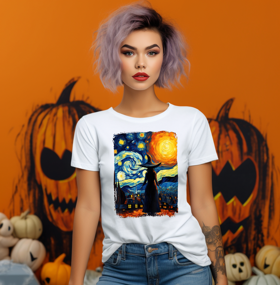 Halloween Starry Night Unisex T-shirt