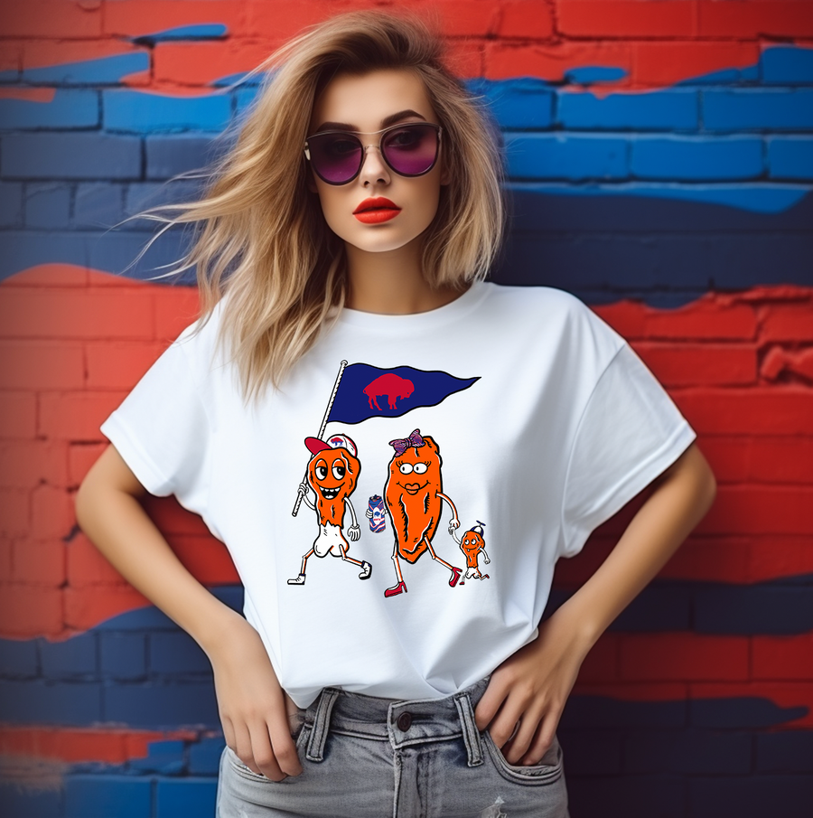 Buffalo Chicken Wing Family Unisex T-shirt