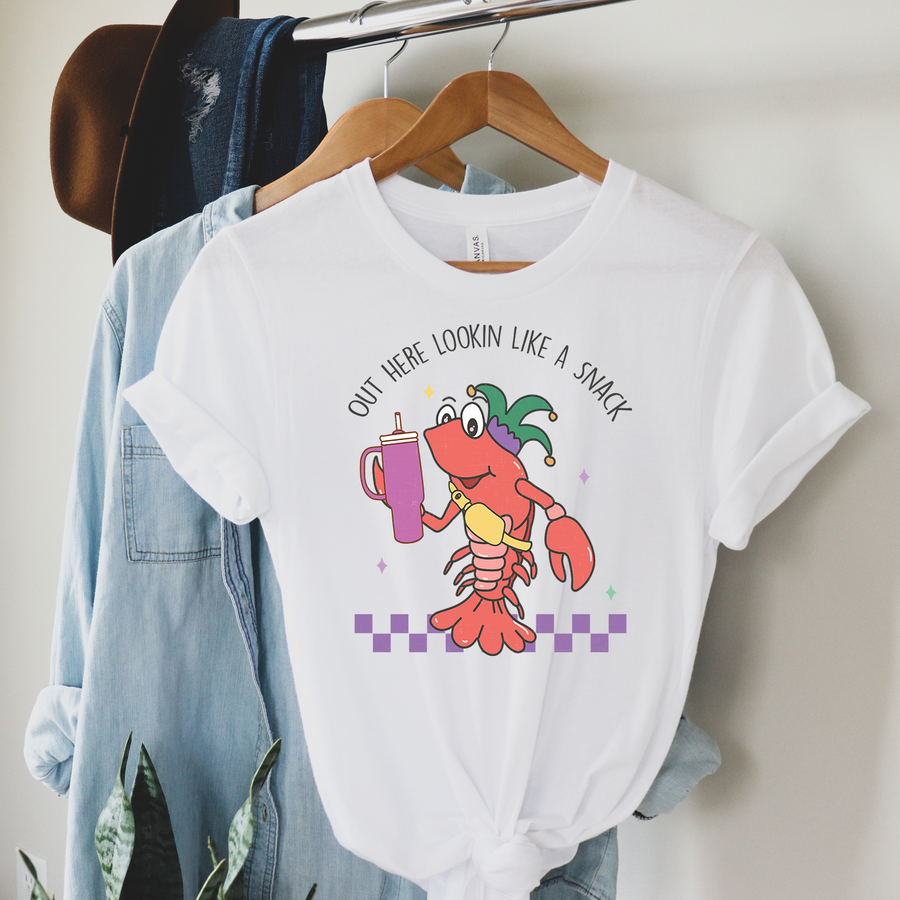 Mardi Gras Lookin Like a Snack Unisex T-shirt