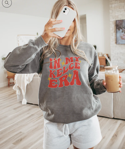 Kelce Era Comfort Colors Crewneck Sweatshirt