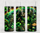 Skull St.Patrick's Day 20oz Skinny Tumbler