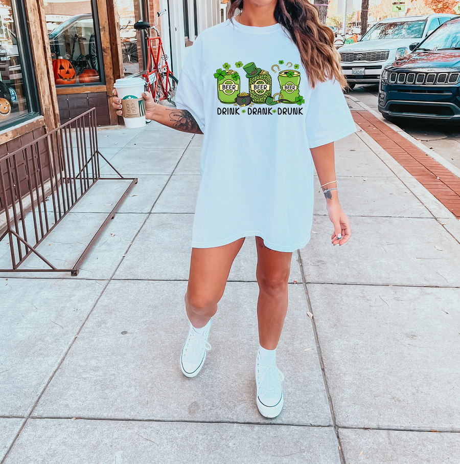 Drink Drank Drunk Unisex T-shirt