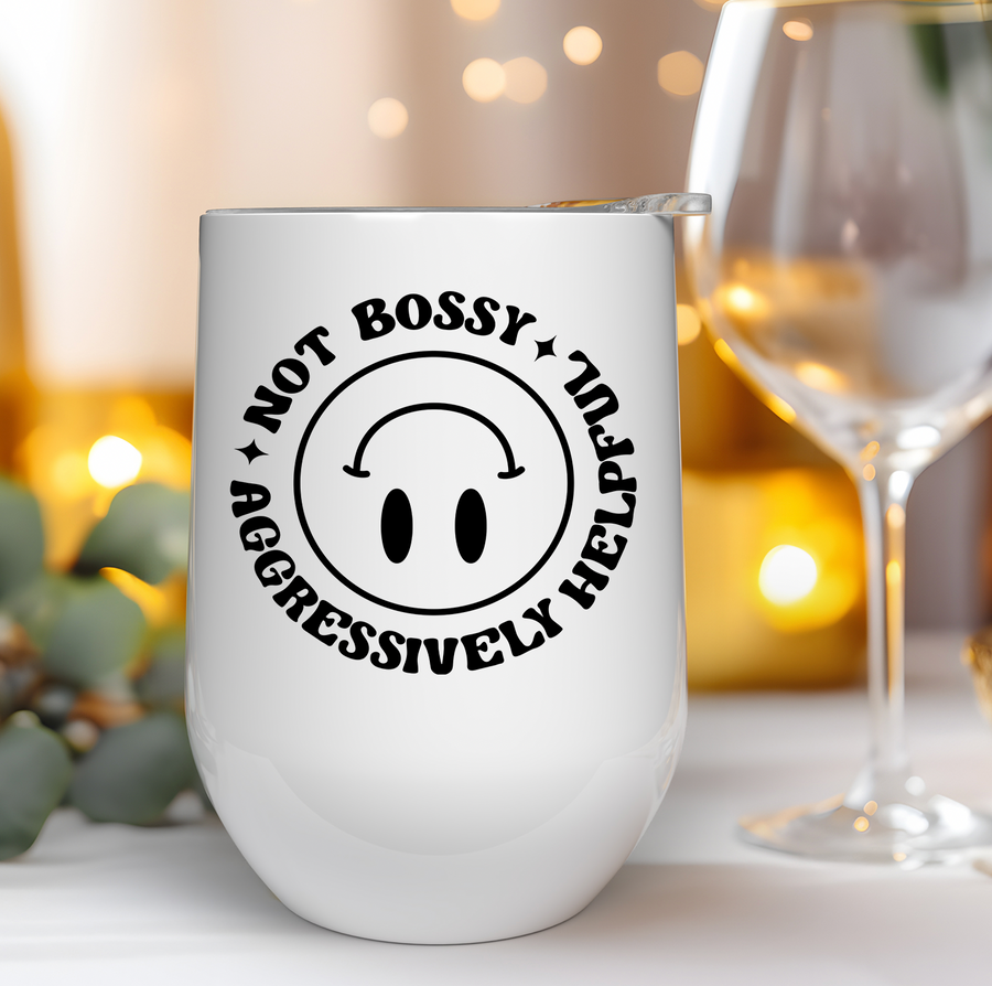 Not Bossy Wine Tumbler