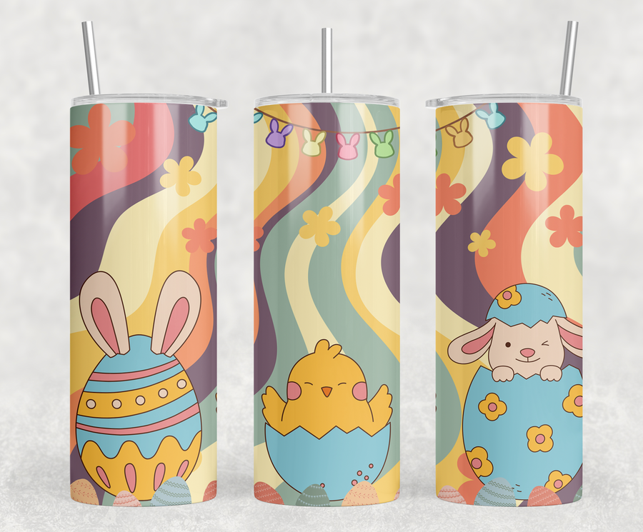 Retro Easter 20oz Skinny Tumbler