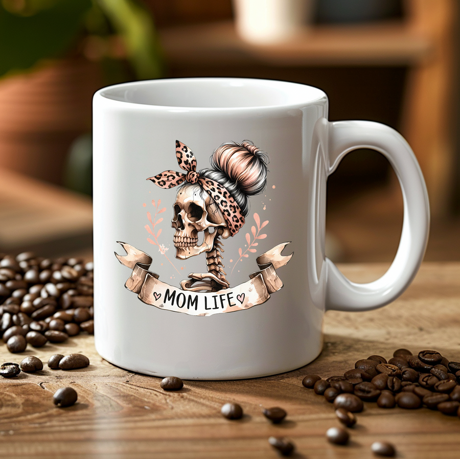Skeleton Mom Life 15oz Mug