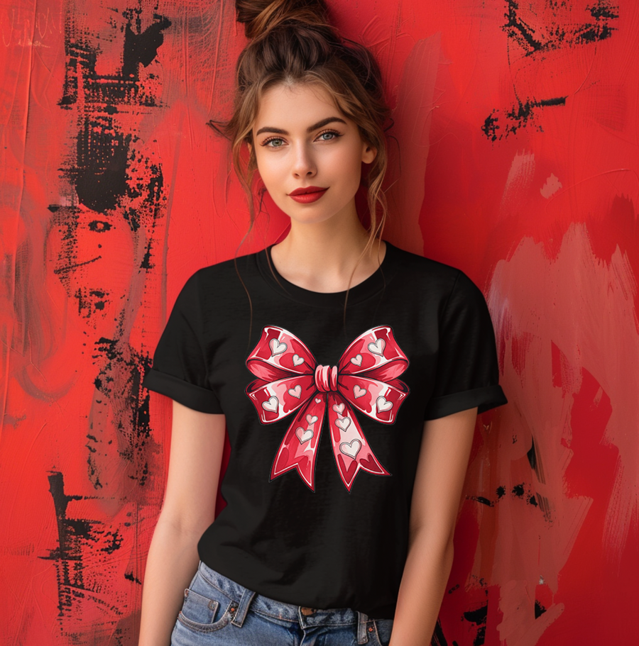 Valentine's Day Bow Unisex T-shirt