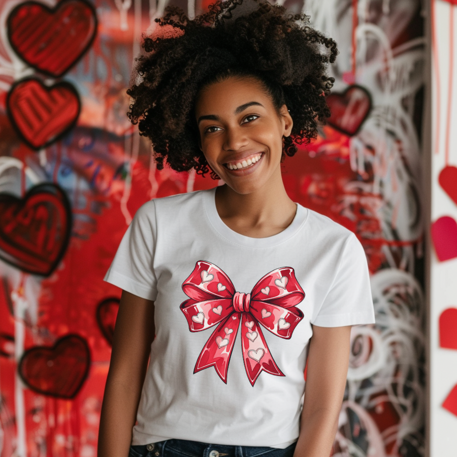 Valentine's Day Bow Unisex T-shirt