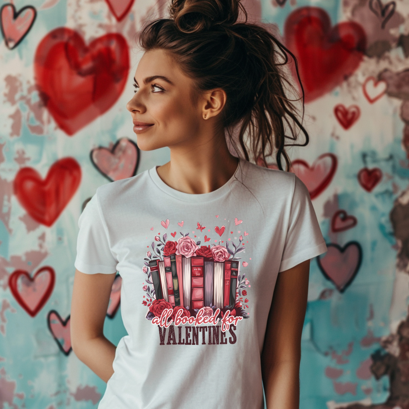 All Booked for Valentine's Day Unisex T-shirt
