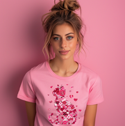 Valentine Cat Unisex T-shirt