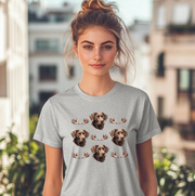 Moose Pattern Unisex T-shirt