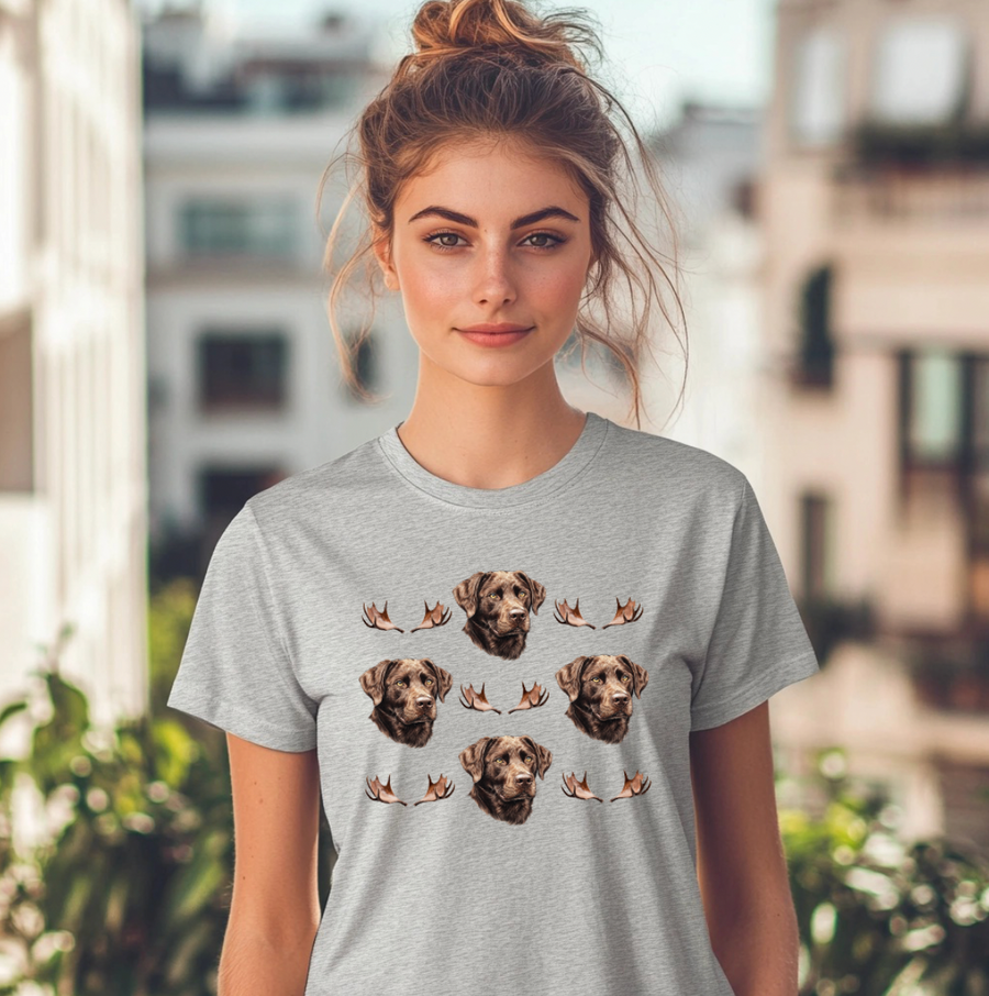 Moose Pattern Unisex T-shirt