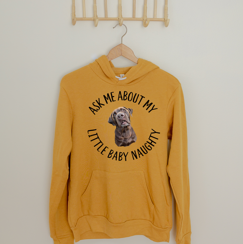 Little Baby Naughty Fleece Hoodie