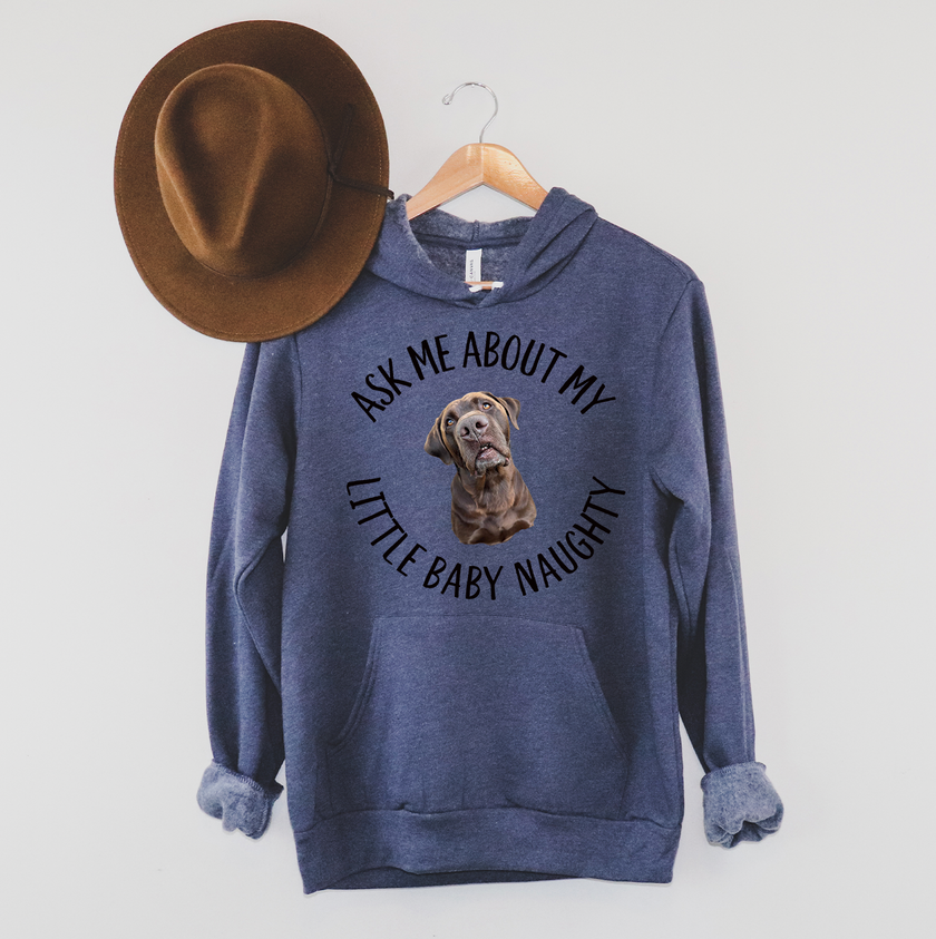 Little Baby Naughty Fleece Hoodie