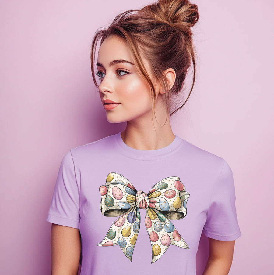 Easter Egg Bow Unisex T-shirt